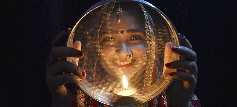 opening karwa chauth fast