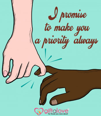 promise-day greeting message on card