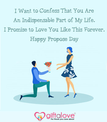 Propose Day greetings for dear one