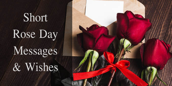 Short Rose Day Messages & Wishes