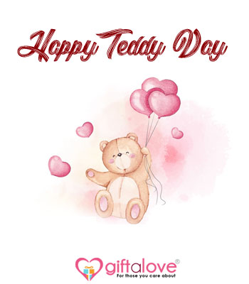 Teddy Day Greetings for loved one