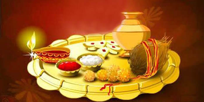 unique bhai dooj puja thali