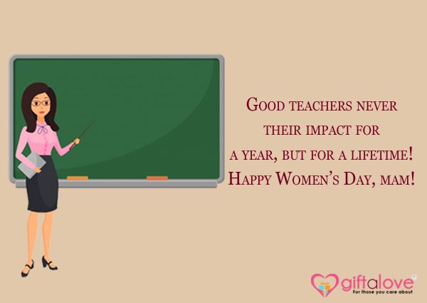 Women’s Day Messages for Teachers